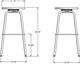 Amisco Customizable Button Swivel Bar Stool-2