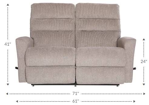 La-Z-Boy® Liam Navy Manual Wall Reclining Loveseat-3