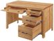 Archbold Furniture Customizable 2 West 4-Drawer Modern Desk-1