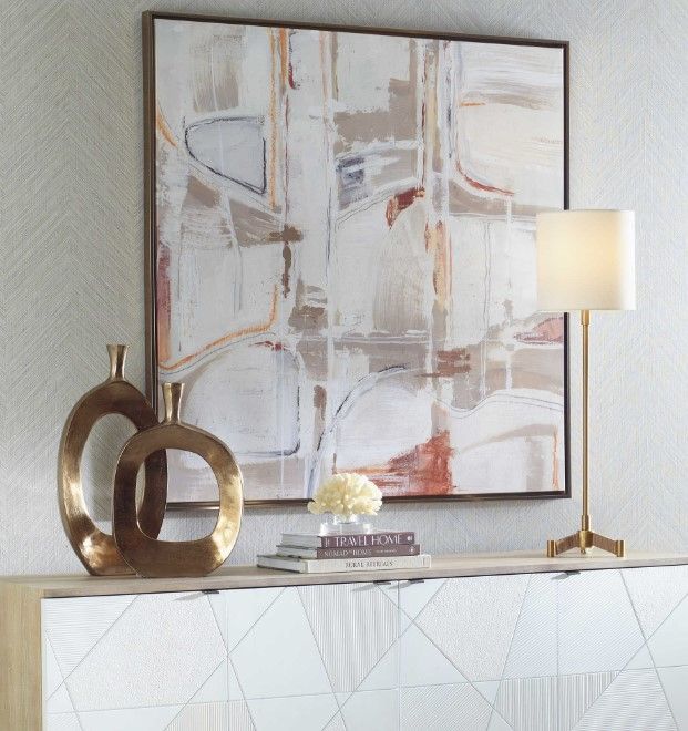 Uttermost® Danhui Nai Neutral Nirvana Framed Canvas-1