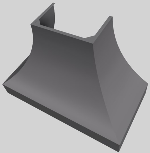 Vent-A-Hood® Designer Series 48" Gunsmoke Wall Mounted Range Hood-4