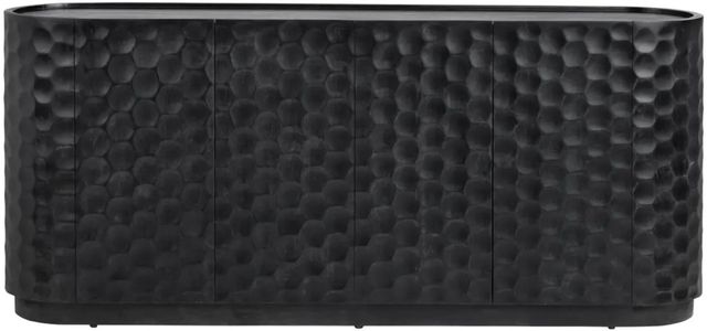 Crestview Collection Gibson Black Sideboard-1