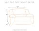 Signature Design by Ashley® Hogan Mocha Zero Wall Wide Seat Recliner-4