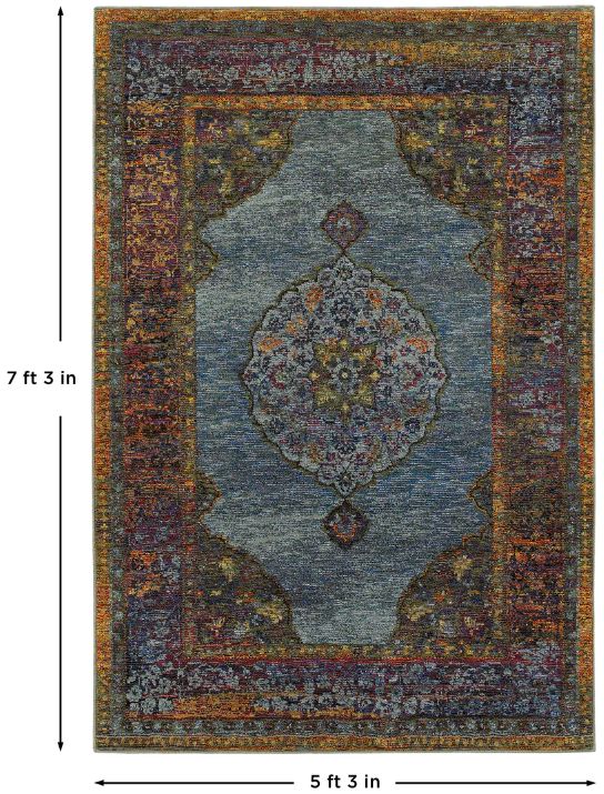 Oriental Weavers™ Andorra 5'x7' Style 12 Area Rug-2
