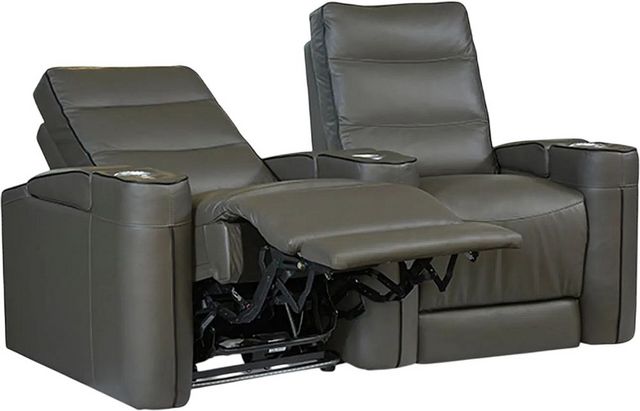 Palliser® Furniture Customizable Beckett 2-Piece Curved Power Reclining Theater Seating with Power Headrest, Lumbar support-1