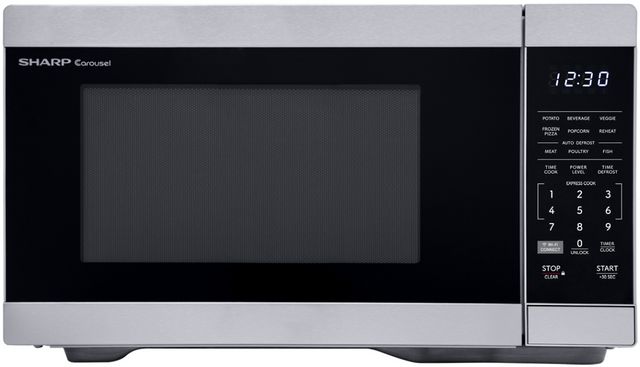 Sharp® 1.1 Cu. Ft. Stainless Steel Countertop Microwave