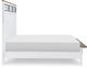 Legacy Classic Franklin Natural White Queen Window Panel Bed with Footboard Bench-4