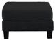 Furniture of America® Moretaine Black Storage Ottoman-1