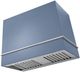 La Cornue Loge Series 44" Provence Blue Wall Mounted Range Hood with Polished Chrome Trim-0