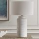 Uttermost® Crimp Distressed Ivory Glaze Table Lamp-2