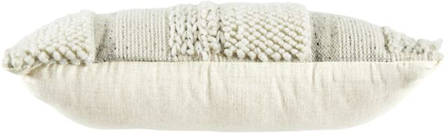 Signature Design by Ashley® Standon Gray/White Throw Pillow-1