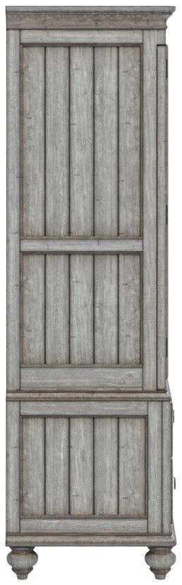 Flexsteel® Plymouth® Distressed Graywash Armoire-2