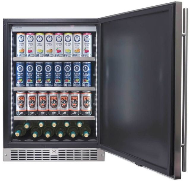 Silhouette Niagara 5.5 Cu. Ft. Stainless Steel Under the Counter Refrigerator-2