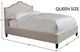 Parker House® Jamie Flour Queen Upholstered Panel Bed-2