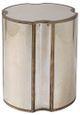 Uttermost® Harlow Antique Mirror Accent Table with Antique Brass Accents-3