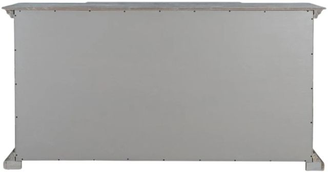 Jofran Inc. Carrington Gray Large Breakfront Cabinet-3