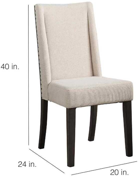 Steve Silver Co. Napa Beige/Dusky Cedar Dining Side Chair-2