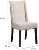 Steve Silver Co. Napa Beige/Dusky Cedar Dining Side Chair-2