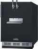 Summit® 5.3 Cu. Ft. Black Built-In Cold Brew Coffee Kegerator-3