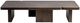 Classic Home Melina 2-Piece Havana Brown 71" Coffee Table-2