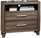 New Classic® Home Furnishings Harrisburg Walnut Nightstand-0