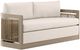 Vanguard® Furniture Customizable Drift Fabric/Teak Outdoor Sofa-4
