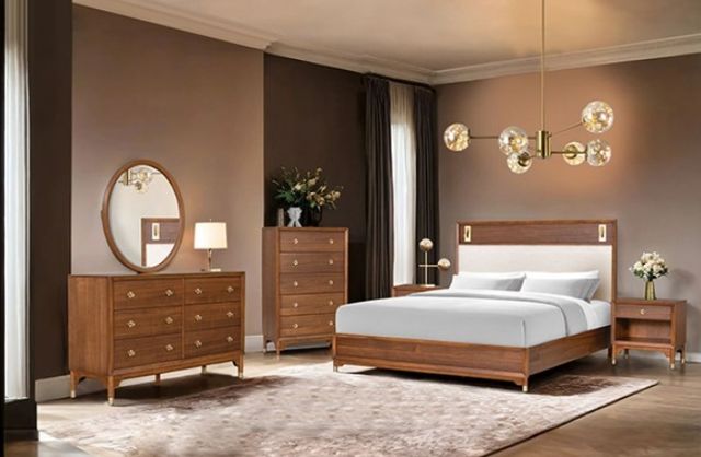 Furniture of America® Hepburne Walnut Chest-1