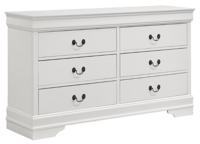 Coaster® Louis Philippe 5-Piece White Eastern King Bedroom Set-3