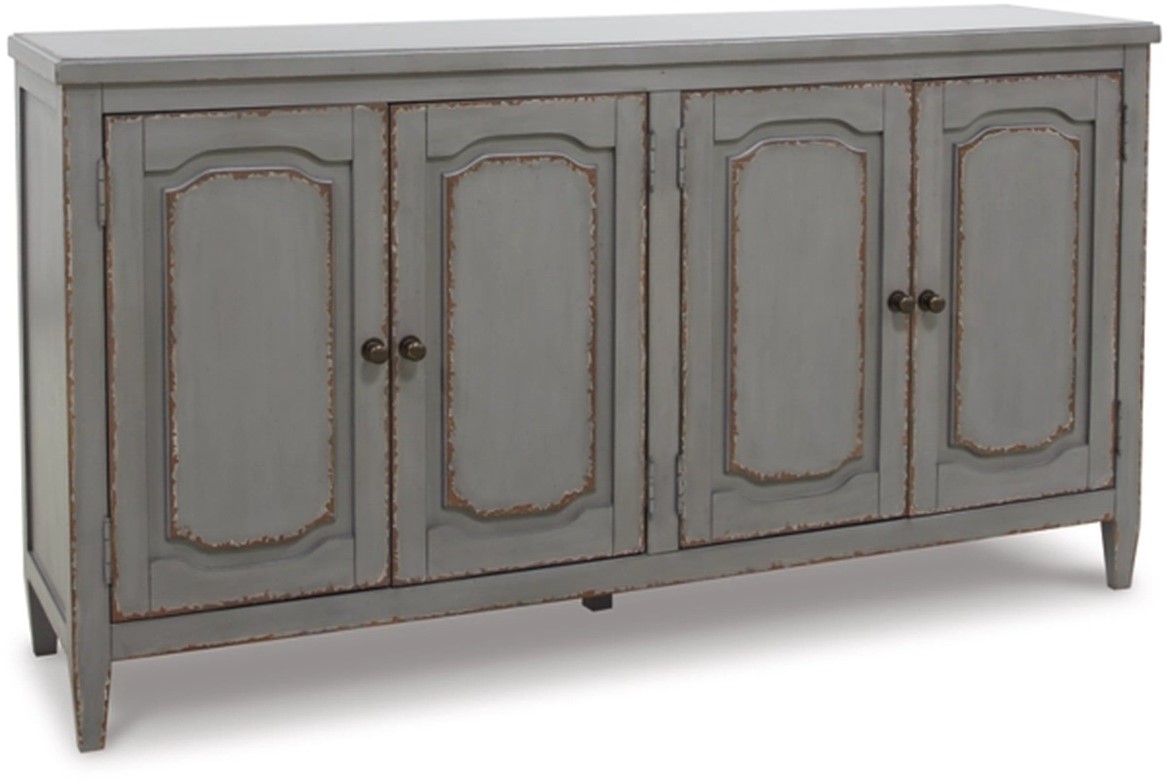 Charina Accent Cabinet - Antique Gray Charina Accent Cabinet - Antique Gray