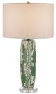 Currey & Company Zowan Cream/Green Table Lamp-1
