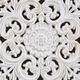 Olliix by Madison Park White Mandala Trinity 3 Piece White and Brown 3D Embellished Linen Canvas-4
