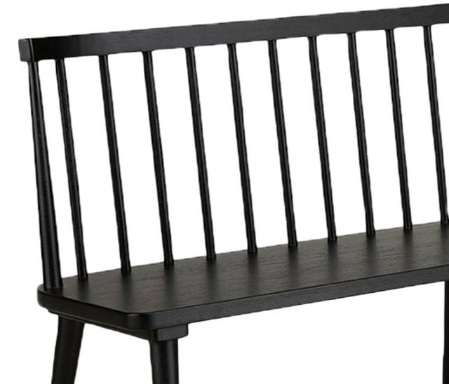 Napa Furniture Design Aria Windsor Black Dining Bench-1
