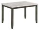 Elements International Nash 7-Piece Dark Brown/White Counter Set-1
