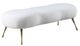 Meridian Furniture Nube White Bench-0