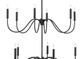 Currey & Company Tirrell Antique Black Medium Chandelier-1