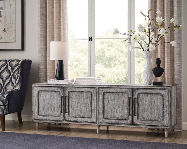 Hammary® Hidden Treasures Beige Distressed Mod Credenza-1