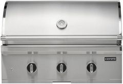 Coyote® C-Series 34" Built In Natural Gas Stainless Steel Grill with 3 Infinity Burners