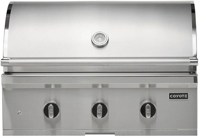 Coyote® C-Series 3-Burner Stainless Steel Built-In Natural Gas Grill-0