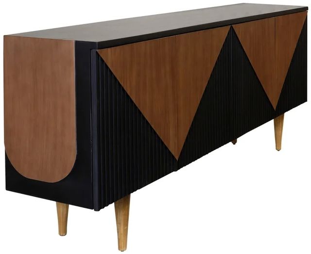 Stylecraft Mid Century Geo Console Sideboard-2