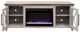 Legends Home Ithaca Bourbon/Sandstone 66" Fireplace Console-4