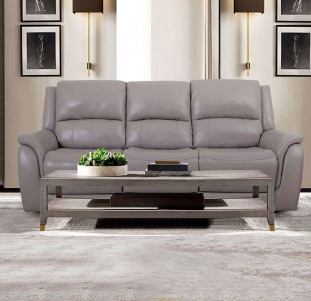 Furniture of America® Gorgius 2-Piece Light Gray Power Reclining Living Room Sitting Set-1