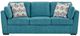 Signature Design by Ashley® Keerwick Teal Queen Sleeper Sofa-1