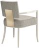 Caracole® Classic Reserved Gray Dining Arm Chair-4