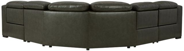Signature Design by Ashley® Center Line 5-Piece Dark Gray Power Reclining Sectional-1