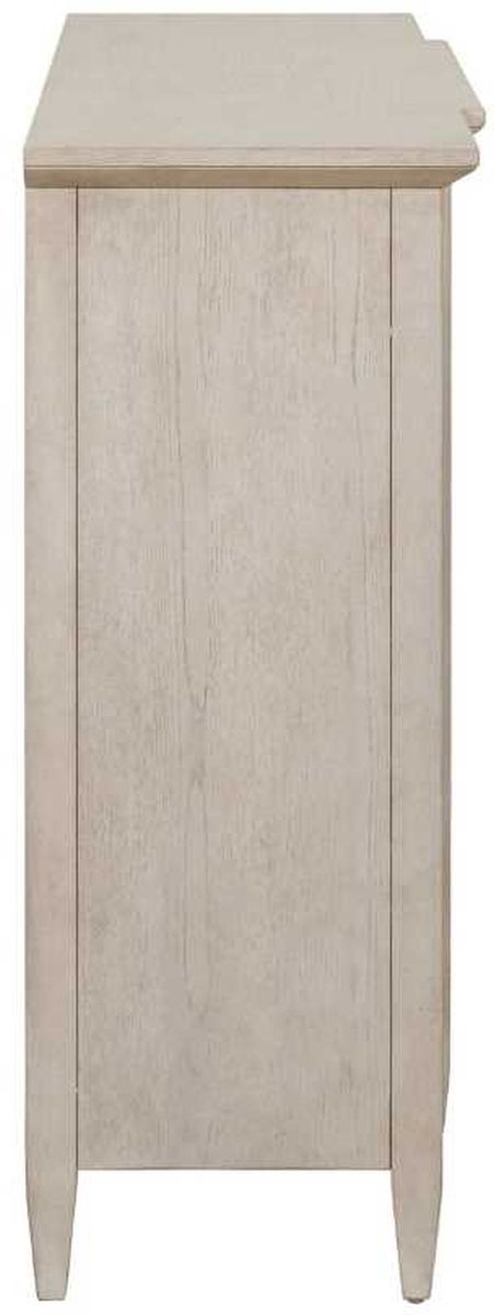 Liberty Furniture Pavilion Natural White Breakfront Accent Cabinet-3