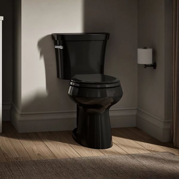 KOHLER® Highline® Black Round-Front Toilet Bowl-2