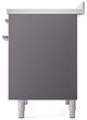 Ilve® Nostalgie II Series 40" Graphite Matte Pro Style Induction Range-4