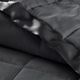 Olliix by Madison Park Charcoal All Season Hypoallergenic Microfiber Down Alternative Full/Queen Windom Blanket-1