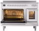 Ilve® Professional Plus II 48" White Pro Style Induction Range-3