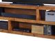 aspenhome® Contemporary Alder Lifestyle Fruitwood 74" Open S Console-1